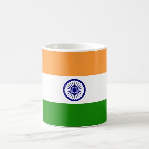 India Indian Flag Coffee Mug