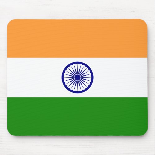 India Indian Flag Mouse Pad