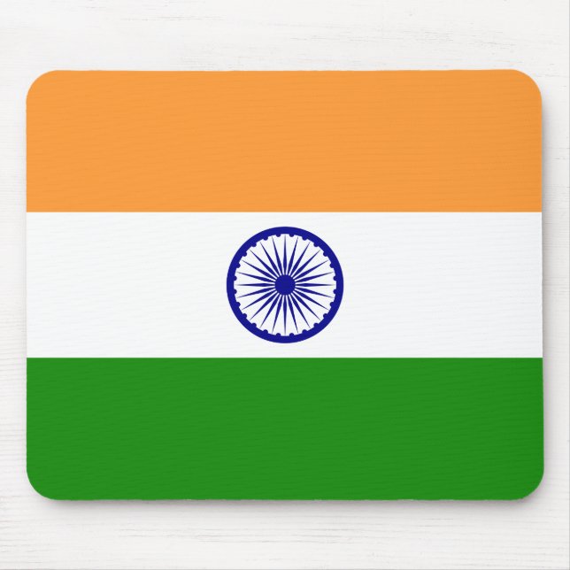 India (Indian) Flag Mouse Pad (Front)