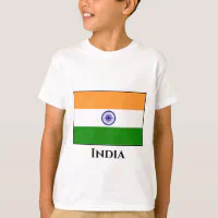 India Indian Flag T Shirt Zazzle