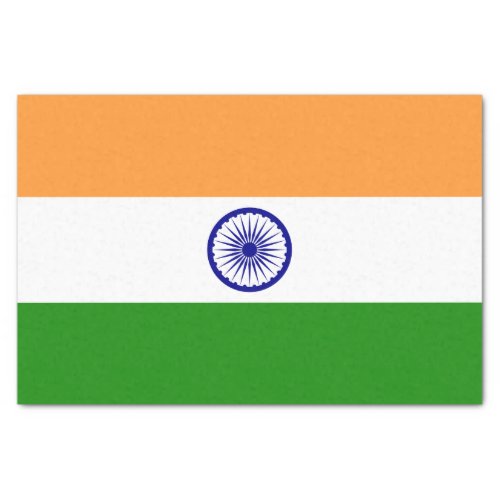 India  Indian Flag tissue paper fashion decor