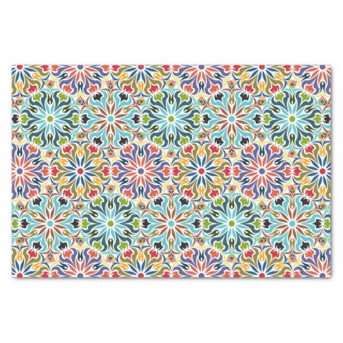 India Inspire Abstract Geometric pattern decoupage Tissue Paper