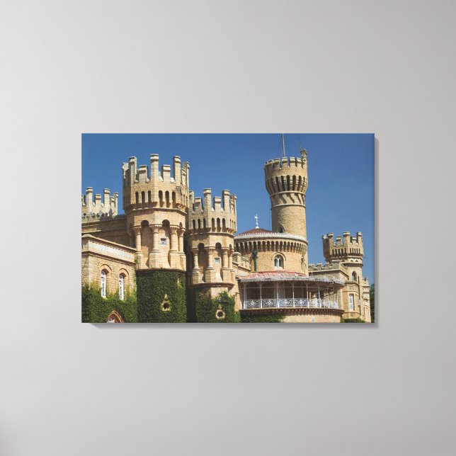 INDIA, Karnataka, Bangalore: Bangalore Palace Canvas Print (Front)
