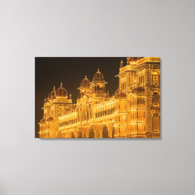 INDIA, Karnataka, Mysore : Majaraja's Palace (b. 2 Canvas Print (Front)