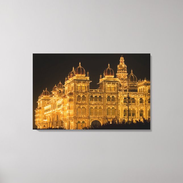 INDIA, Karnataka, Mysore : Majaraja's Palace (b. Canvas Print (Front)