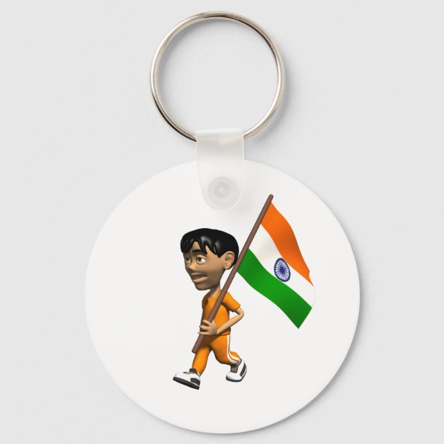 India Keychain (Front)