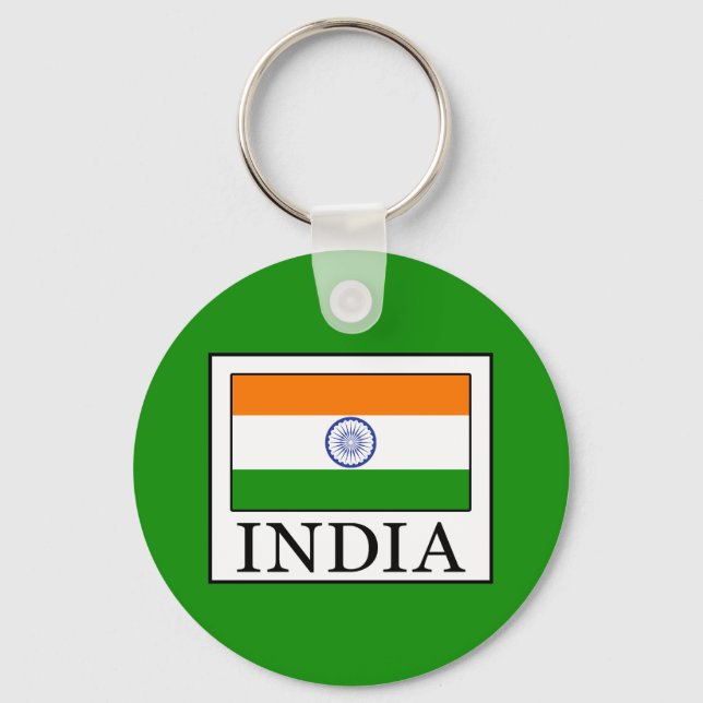 India Keychain (Front)