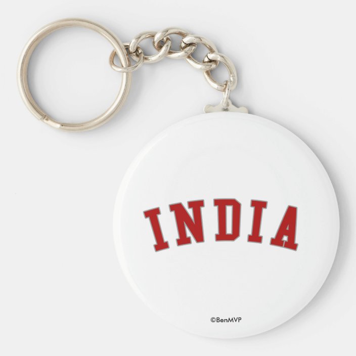 India Keychain