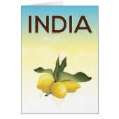India Lemon travel poster (Front)