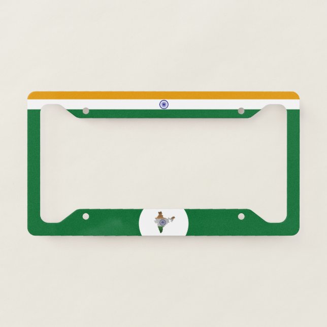 India License Plate Frame (Front)