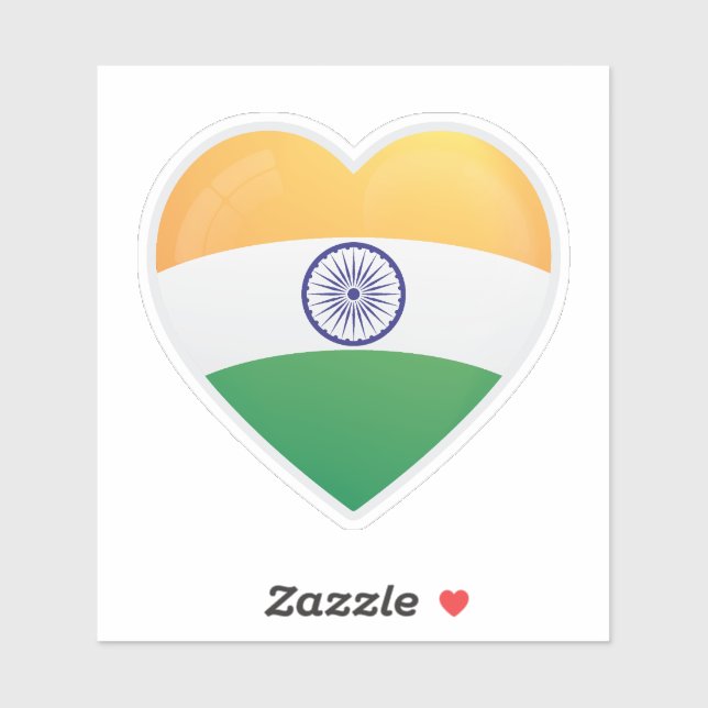 India Love Icon Sticker (Sheet)