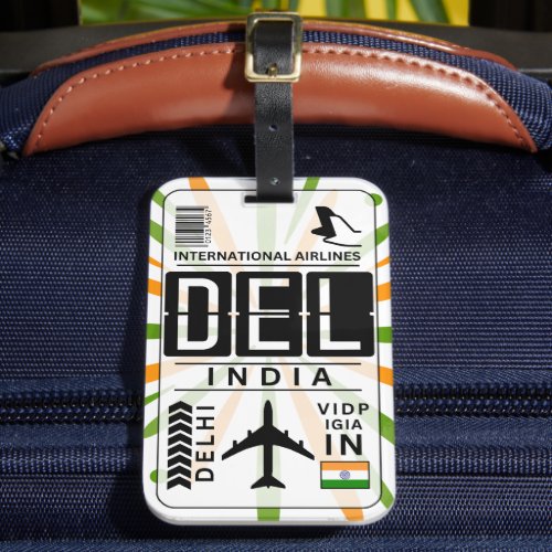 India Luggage Tag