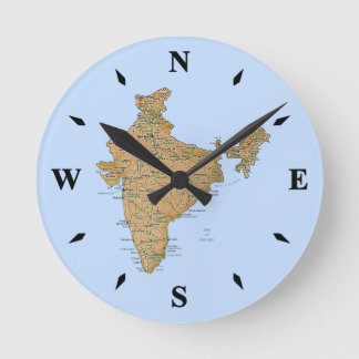 India Map Clock