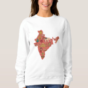India Map Sweatshirt