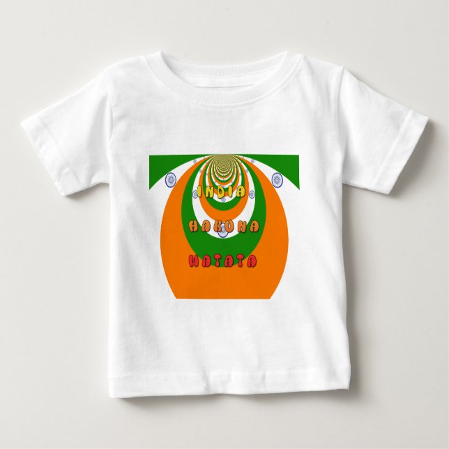 INDIA MATATA HAKUNA BABY T-Shirt (Front)