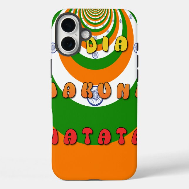 INDIA MATATA HAKUNA Case-Mate iPhone CASE (Back)