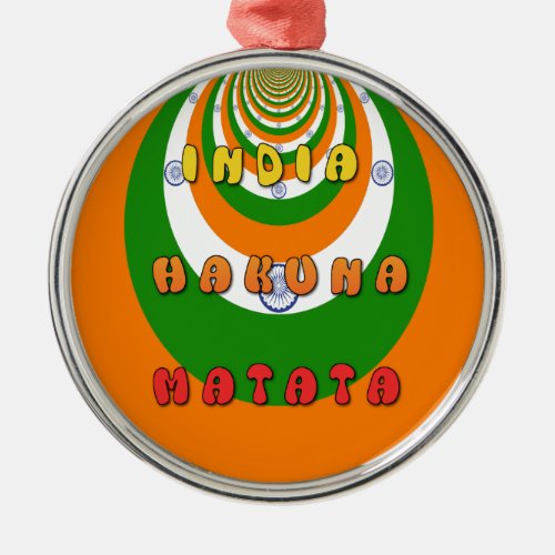 INDIA MATATA HAKUNA METAL ORNAMENT