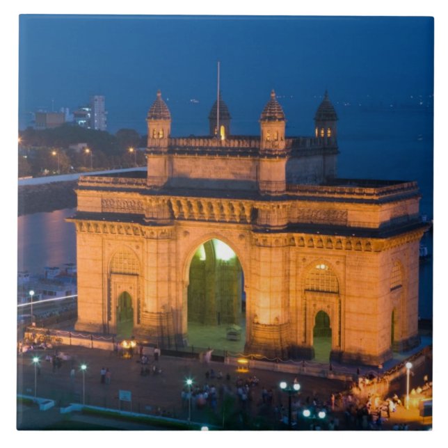 INDIA, Mumbai (Bombay): Gateway of India / Ceramic Tile (Front)
