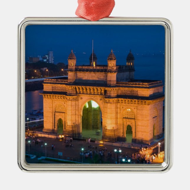 INDIA, Mumbai (Bombay): Gateway of India / Metal Ornament (Front)