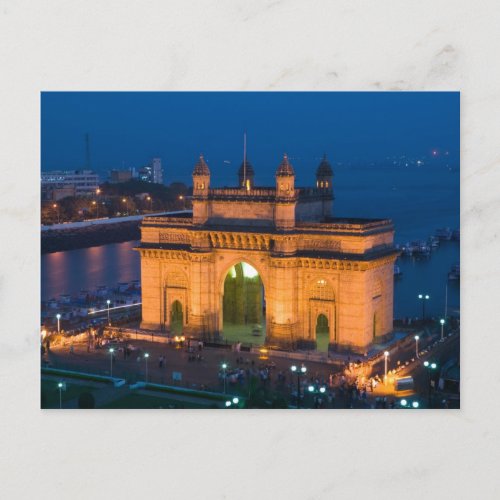 INDIA Mumbai Bombay Gateway of India  Postcard