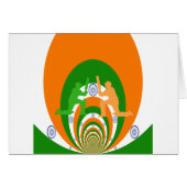 India National Flag Colors Design. Hakuna Matata (Front Horizontal)