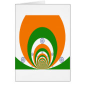 India National Flag Colors Kaleidoscope (Front)