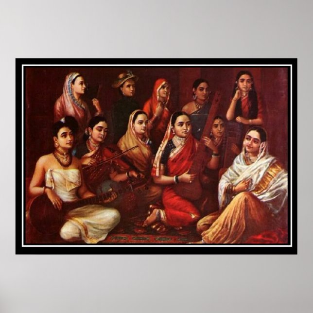 India Ninetinth Century Musicians Poster (Front)