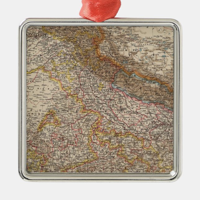 India North Metal Ornament (Front)