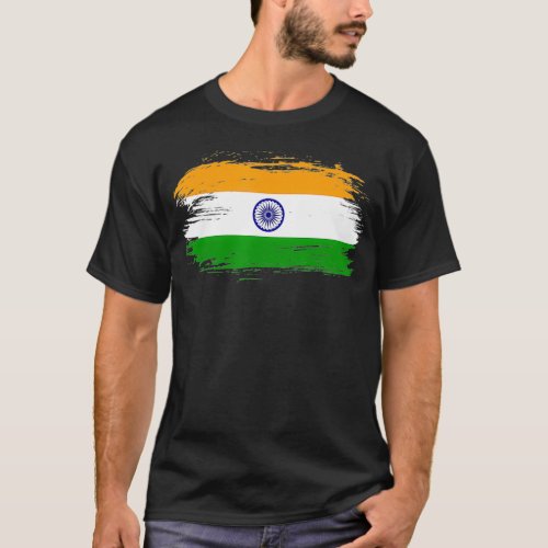 India Outfit  India Flag Symbol  I love India  T_Shirt