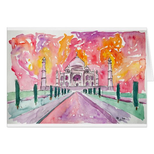 India palace at sunset (Front Horizontal)