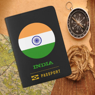 India Passport, travel & Indian flag Passport Holder