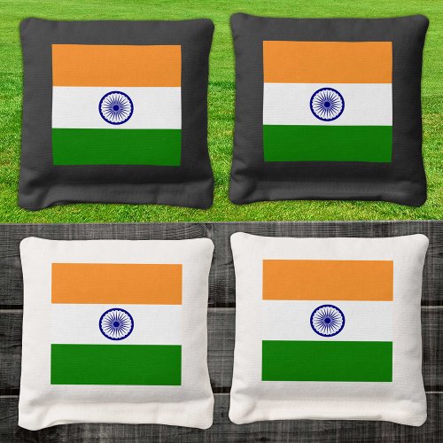 India patriotic bags Indian Flag Cornhole Bags
