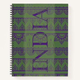 India Pattern notebook