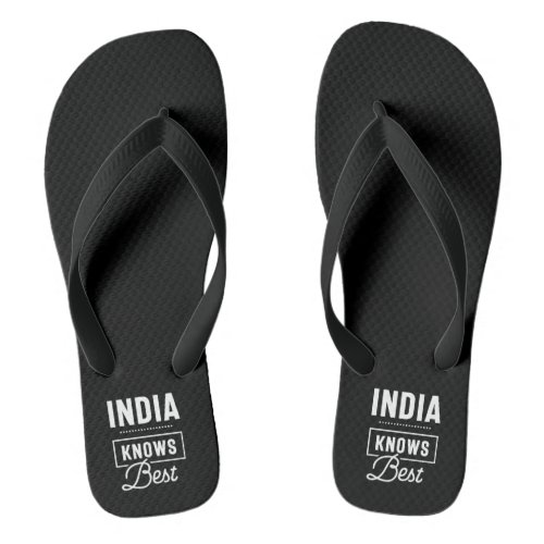 India Personalized Name Birthday Gift Flip Flops