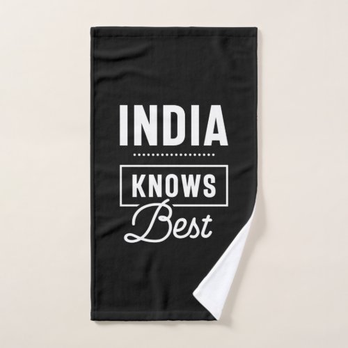 India Personalized Name Birthday Gift Hand Towel