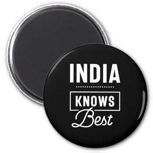 India Personalized Name Birthday Gift Magnet