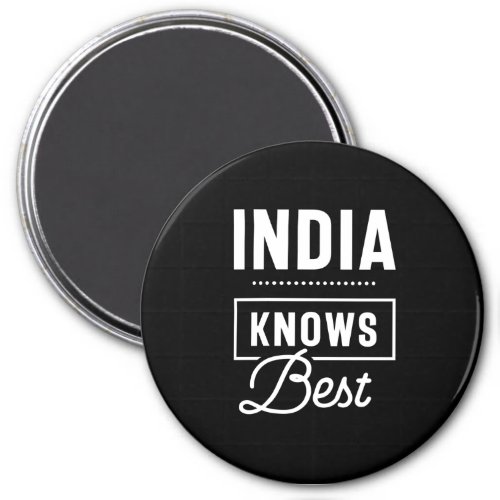 India Personalized Name Birthday Gift Magnet