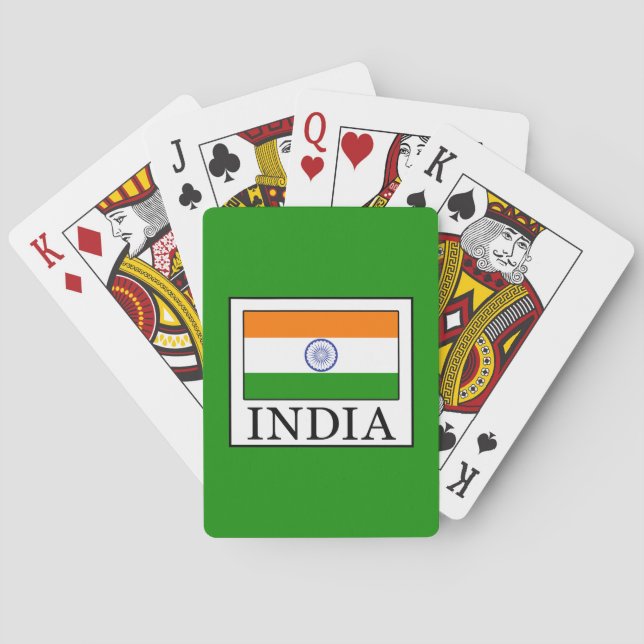 India Poker Cards (Back)