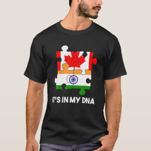 India Proud Flag Day Hindi Sikh Canada Canadian Pu T-Shirt