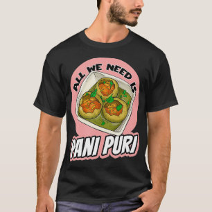 India Proud Flag Day Hindi Sikh Love Food Cuisine  T-Shirt