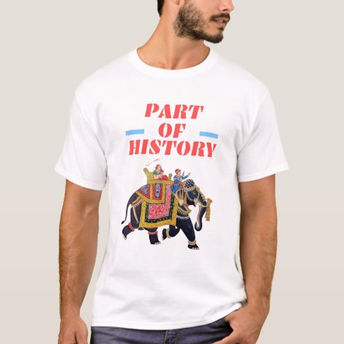 India  Rajasthan Heritage Culture Script cotton  T_Shirt