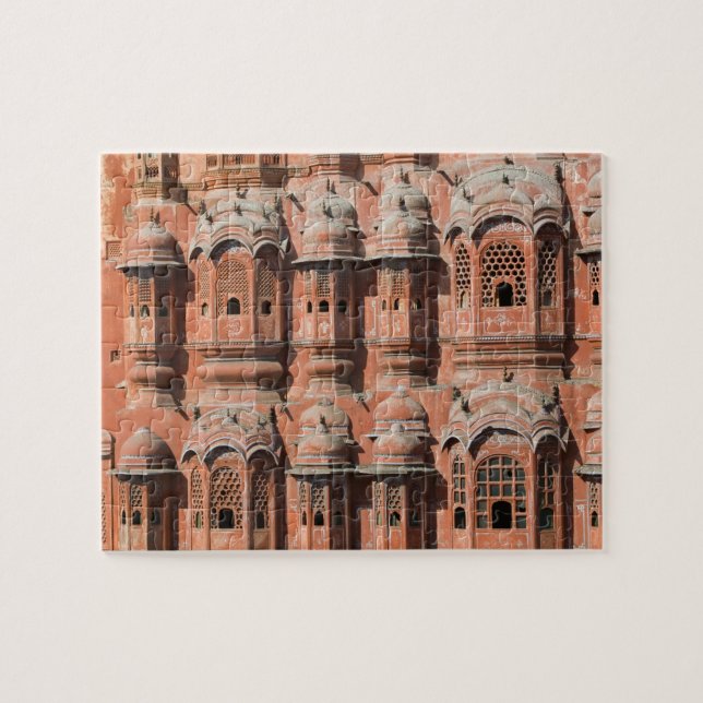 INDIA, Rajasthan, Jaipur: Hawa Mahal (Palace of Jigsaw Puzzle (Horizontal)