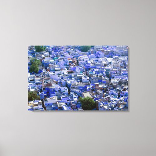 INDIA Rajasthan Jodhpur Blue City of Jodhpur Canvas Print