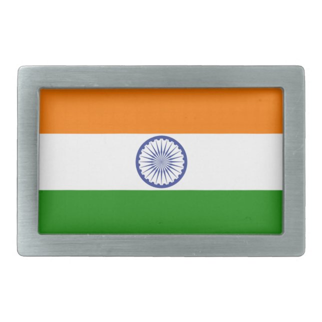India Rectangular Belt Buckle (Front)