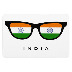 India Shades custom text & color magnet