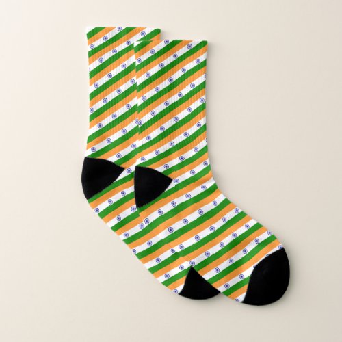 India Socks patriotic Indian Flag fashion Socks