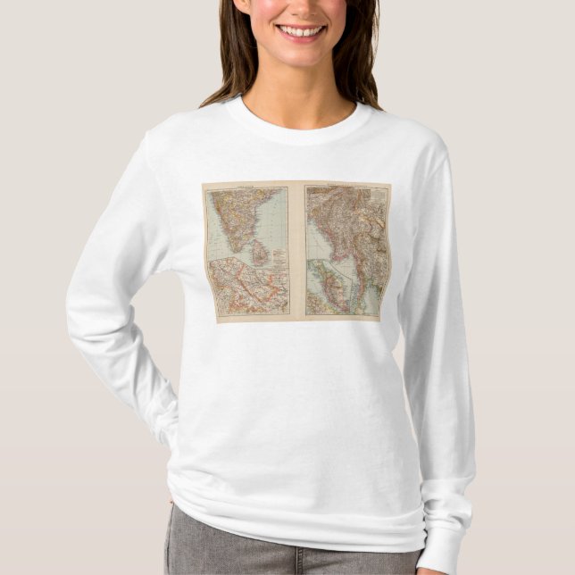 India South, Burma, Malay Peninsula T-Shirt (Front)