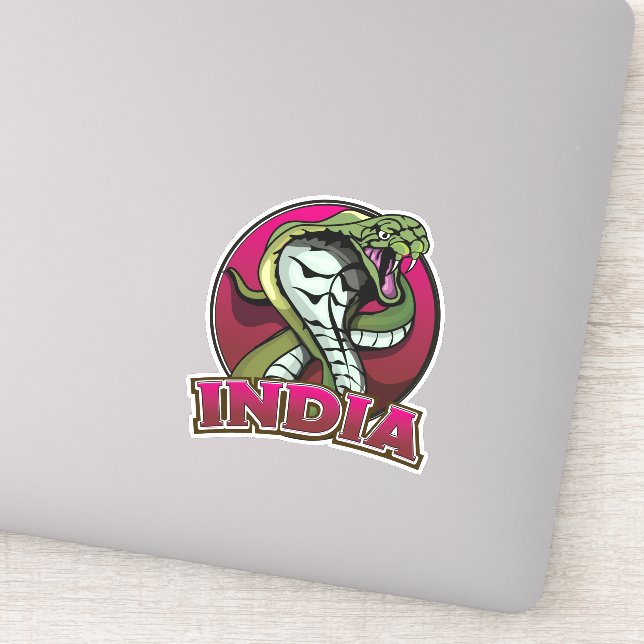 India Sticker (Detail)