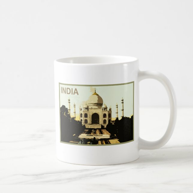 India Taj Mahal Coffee Mug (Right)