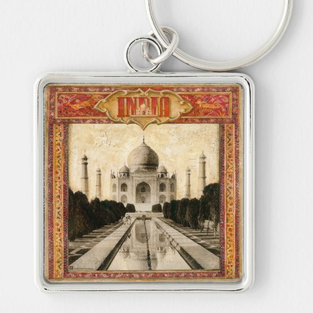 India, Taj Mahal Keychain (Front)